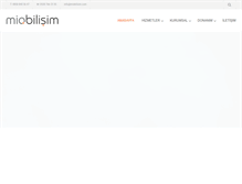 Tablet Screenshot of miobilisim.com